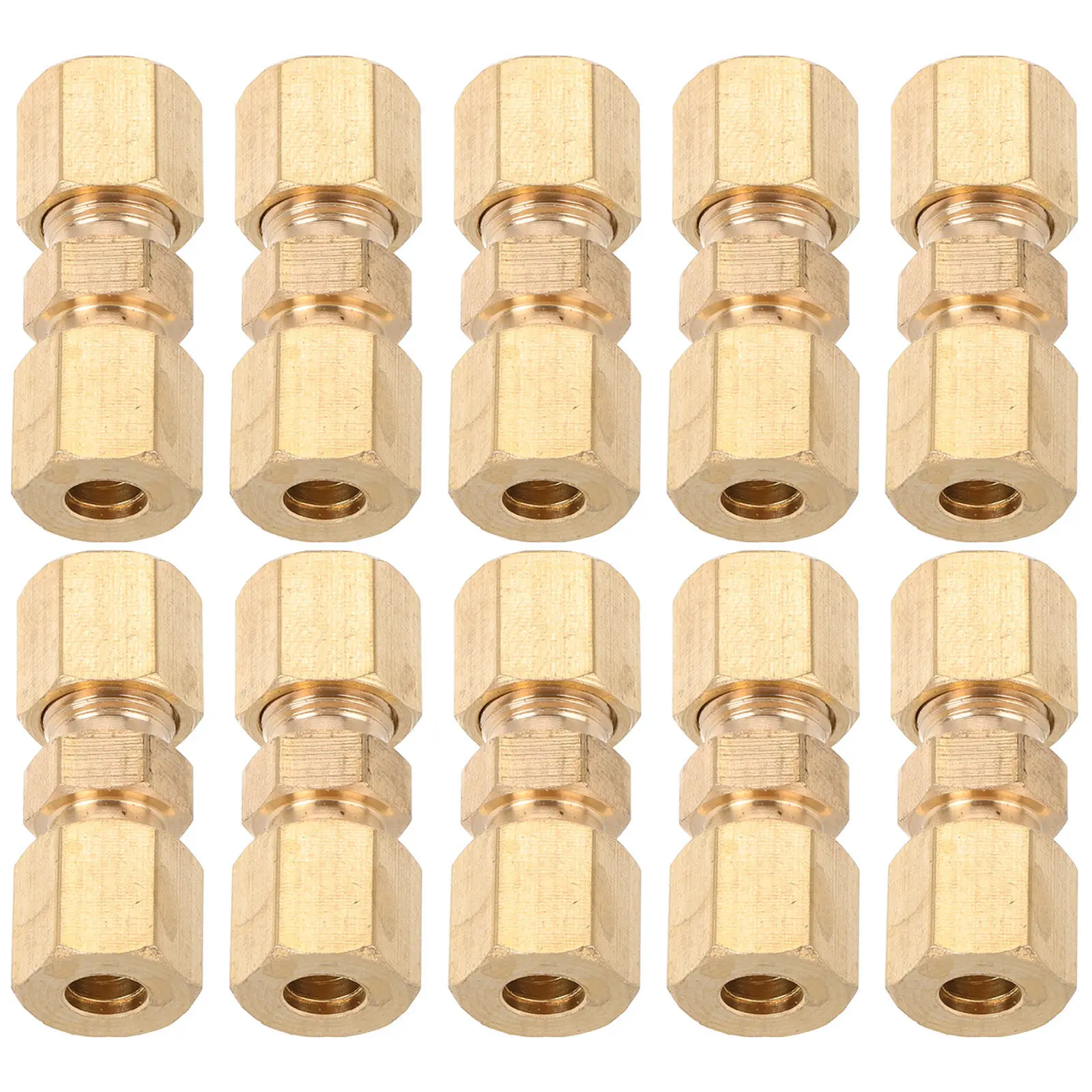 10Pcs Brass Compression Union for Brake Lines Heavy Duty Reliable Secure Connection Quick Installation Multi Size Options
10Pcs Brass Compression Union for Brake Lines Heavy Duty Reliable Secure Connection Quick Installation Multi Size Options