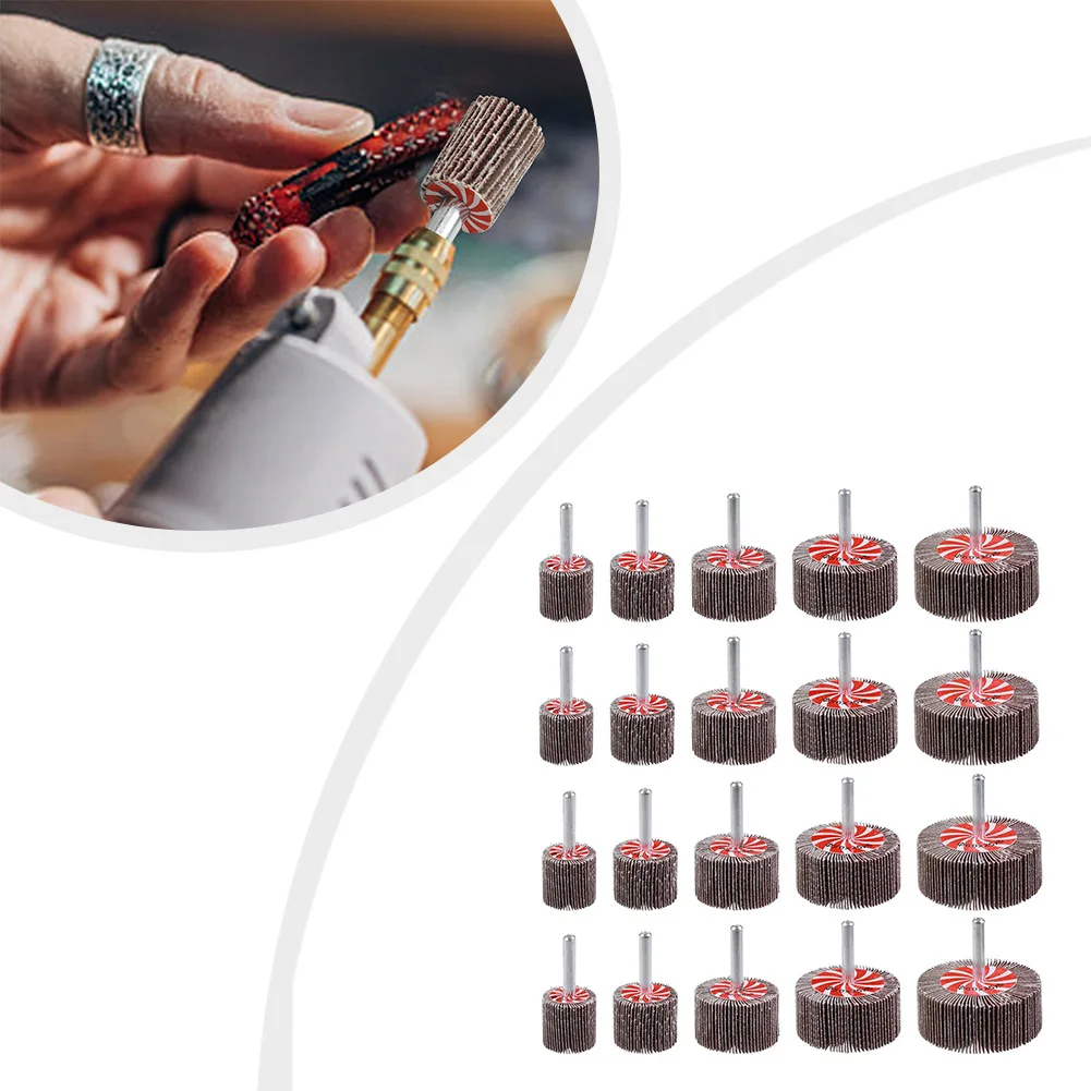 20Pcs 60-240 Grit Silicon Carbide Flap Wheel Sander Set 1 4 Inch Shank For Metal Wood Polishing Grinding Abrasive Tools
20Pcs 60-240 Grit Silicon Carbide Flap Wheel Sander Set 1 4 Inch Shank For Metal Wood Polishing Grinding Abrasive Tools