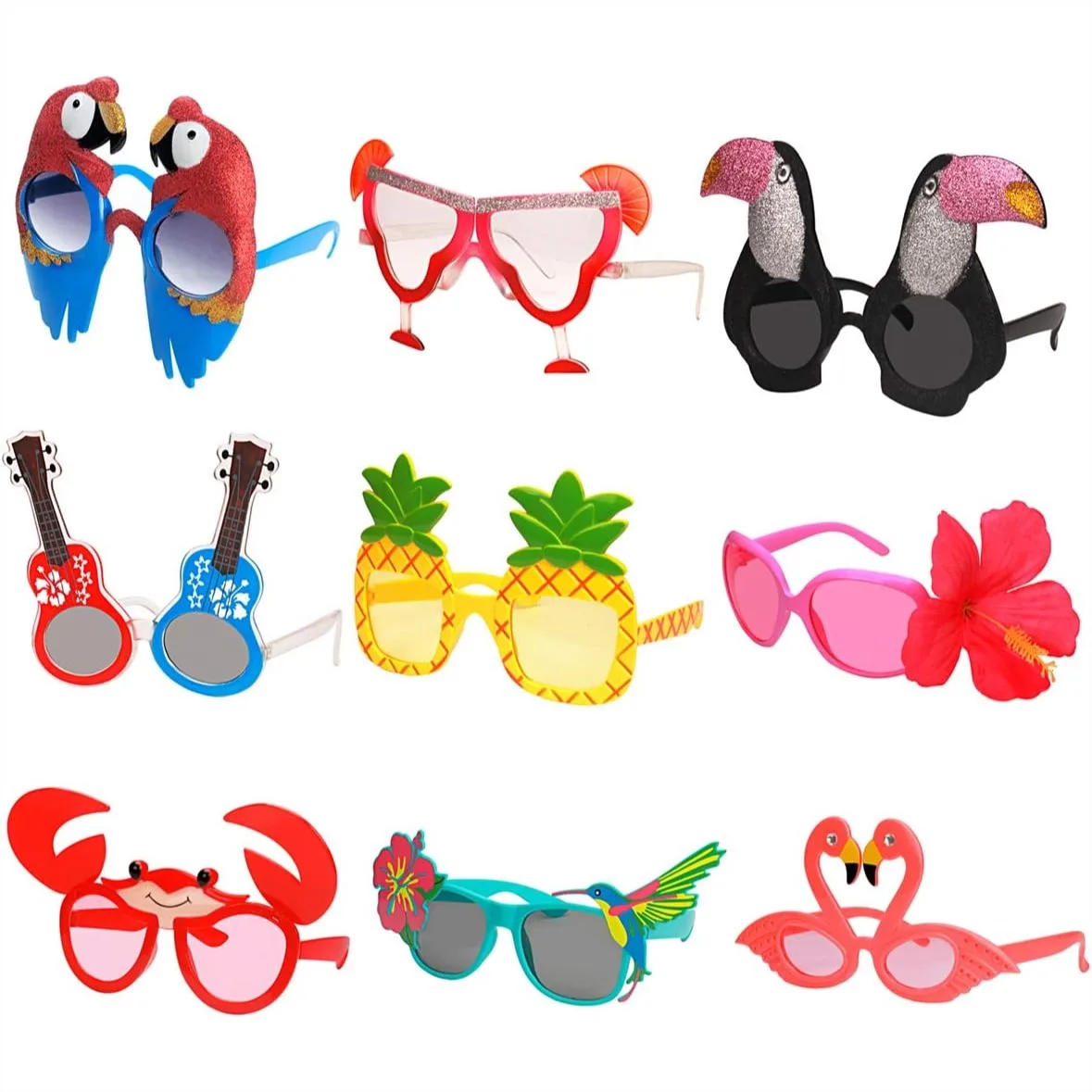 9 Pairs Luau Party Sunglasses For Kids And Adults Hawaiian Tropical Fancy Dress Props Beach Themed Party Supplies Decoration
9 Pairs Luau Party Sunglasses For Kids And Adults Hawaiian Tropical Fancy Dress Props Beach Themed Party Supplies Decoration