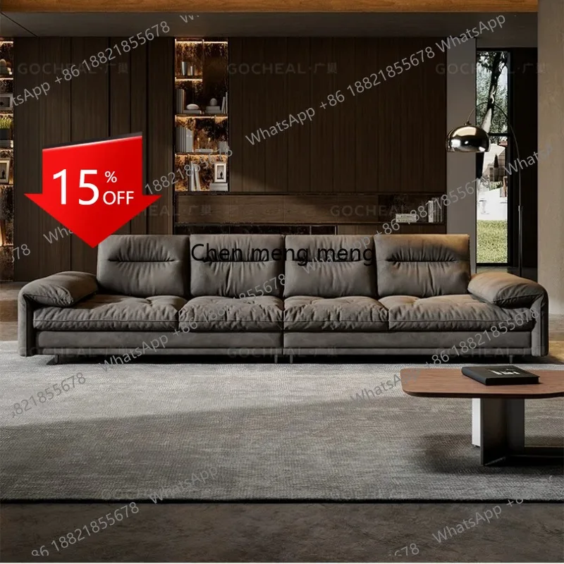 E153 Sofa function backrest large seat deep matte cloth living room villa straight row combination Italian minimalism
E153 Sofa function backrest large seat deep matte cloth living room villa straight row combination Italian minimalism