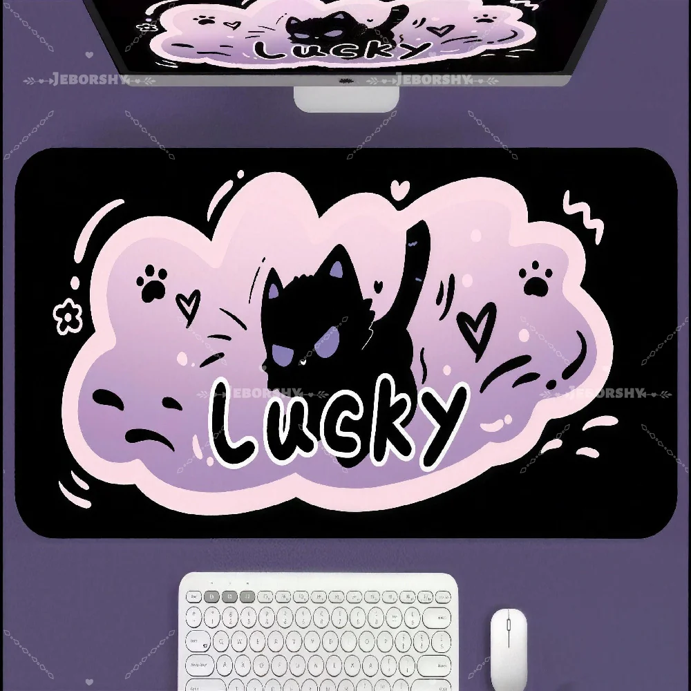 Cute Black Cat Mouse Pad XXL Kawaii Desk Mat Cartoon Animal Gaming Mousepad Non-Slip Rubber Large Keyboard Pad for PC Laptop
Cute Black Cat Mouse Pad XXL Kawaii Desk Mat Cartoon Animal Gaming Mousepad Non-Slip Rubber Large Keyboard Pad for PC Laptop