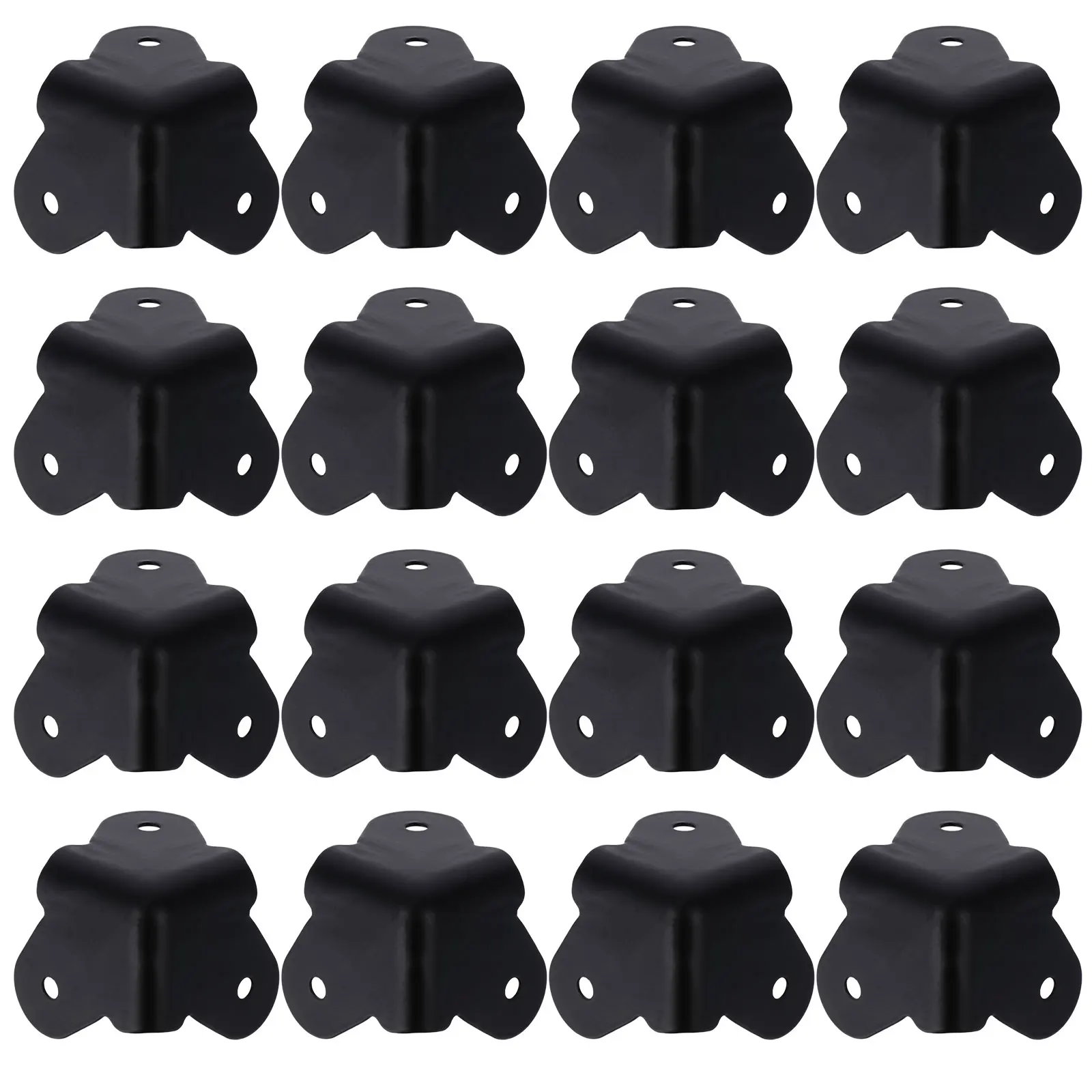 16pcs Speaker Cabinet Corner Protector Metal Black Finish Durable Safe Use Replacing Damaged Corners Mounting
16pcs Speaker Cabinet Corner Protector Metal Black Finish Durable Safe Use Replacing Damaged Corners Mounting