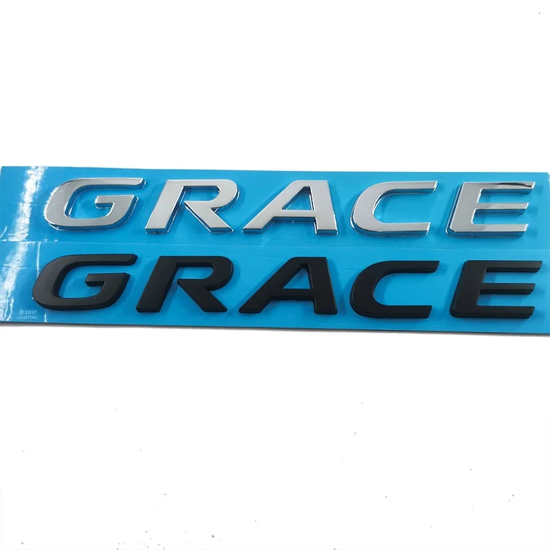 1 x ABS Chrome Black GRACE Letter Car Auto Side Rear Emblem Sticker Badge Decal Replacement For HONDA GRACE
1 x ABS Chrome Black GRACE Letter Car Auto Side Rear Emblem Sticker Badge Decal Replacement For HONDA GRACE