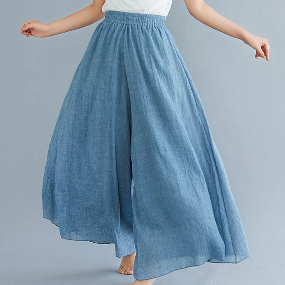 Elastic Loose Pants Cotton Linen Pants Pants Length 85cm Pants Length 95cm Slight Elastic Casual Wear For Women
Elastic Loose Pants Cotton Linen Pants Pants Length 85cm Pants Length 95cm Slight Elastic Casual Wear For Women