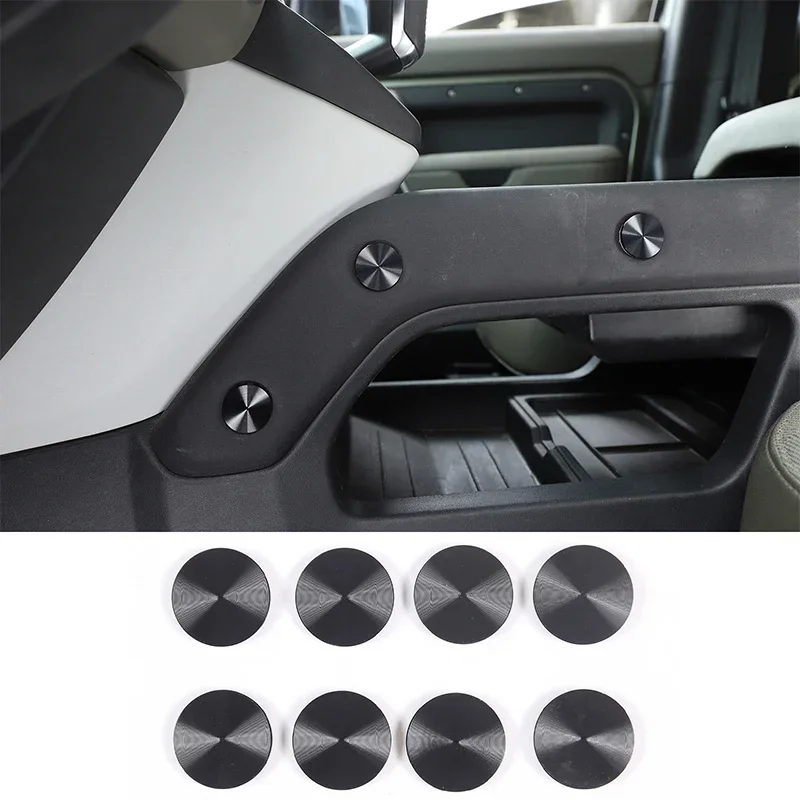 For Land Rover Defender 2020-2025 Aluminum Alloy Screw Covers on Both Sides of Center Console Interior Modification Accessories
For Land Rover Defender 2020-2025 Aluminum Alloy Screw Covers on Both Sides of Center Console Interior Modification Accessories