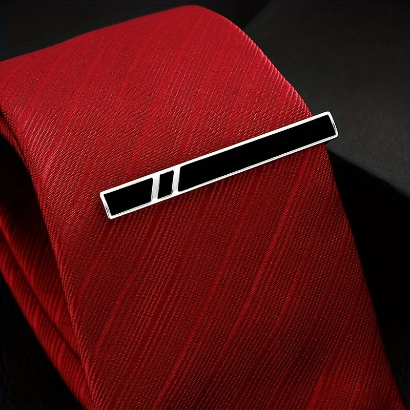 1pc Men's & Elegant Heavy-Duty Alloy Metal Neck Tie Clip - Compatible with Tie, for Business, Casual & Formal Wear - Tie Accessory
1pc Men's & Elegant Heavy-Duty Alloy Metal Neck Tie Clip - Compatible with Tie, for Business, Casual & Formal Wear - Tie Accessory
