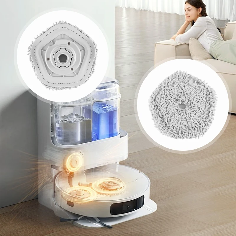 8Pcs Mop Pad Cloth Parts For Xiaomi Dreame Bot W10 & W10 Pro Self-Cleaning Robot Vacuum Mop Cloth Cleaner Replacement
8Pcs Mop Pad Cloth Parts For Xiaomi Dreame Bot W10 & W10 Pro Self-Cleaning Robot Vacuum Mop Cloth Cleaner Replacement