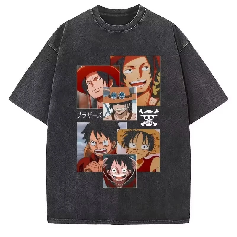 Anime One Piece Luffy Graphic T Shirt Men Vintage Wash Streetwear Women Short Sleeve Tee 2026 Summer Casual Tops Harajuku Y2k
Anime One Piece Luffy Graphic T Shirt Men Vintage Wash Streetwear Women Short Sleeve Tee 2026 Summer Casual Tops Harajuku Y2k