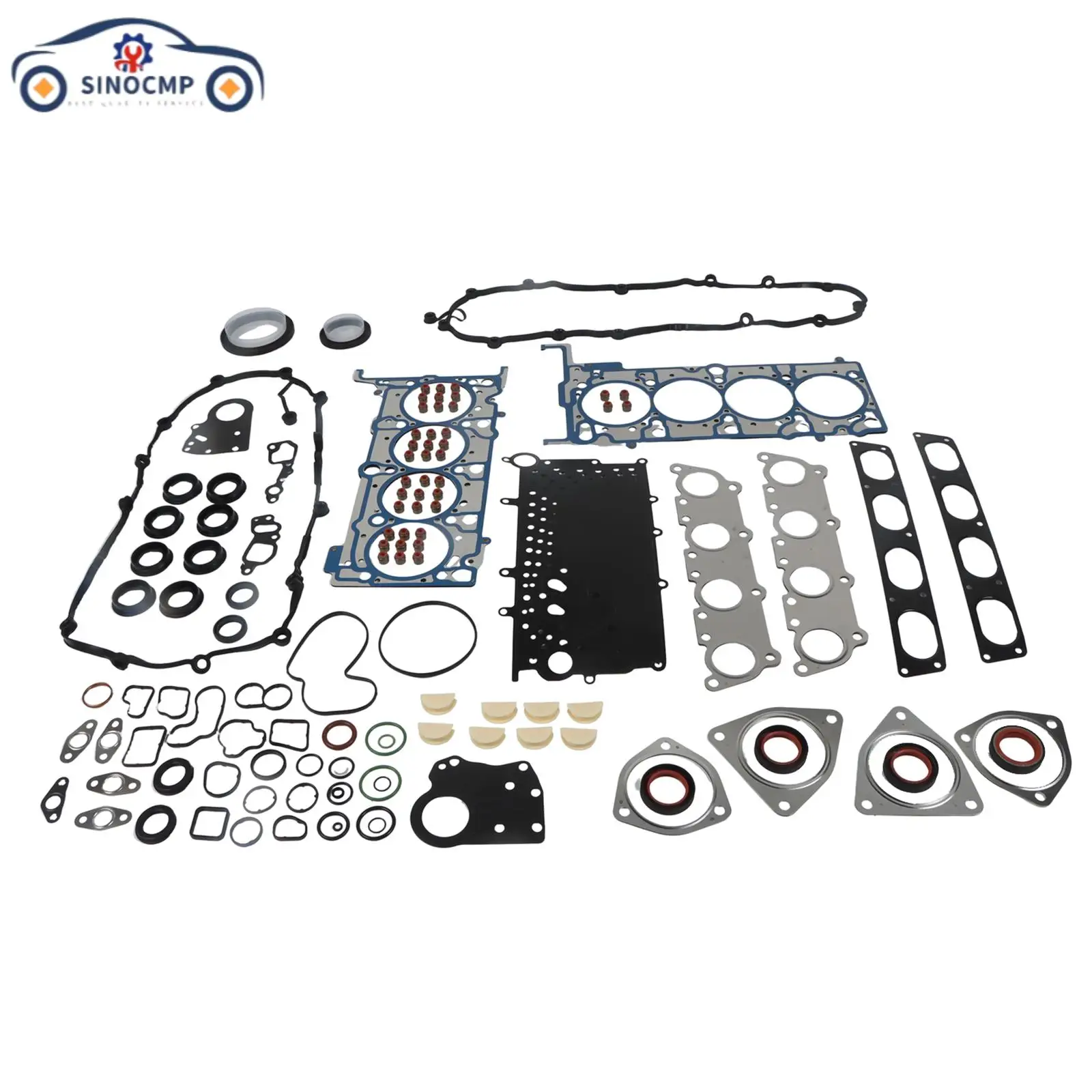 Комплект прокладок и уплотнений для капитального ремонта двигателя 079103383BA для Audi A6 S4 B6 B7 4.2 V8 BBK BHF BAT BAS BNK
Комплект прокладок и уплотнений для капитального ремонта двигателя 079103383BA для Audi A6 S4 B6 B7 4.2 V8 BBK BHF BAT BAS BNK