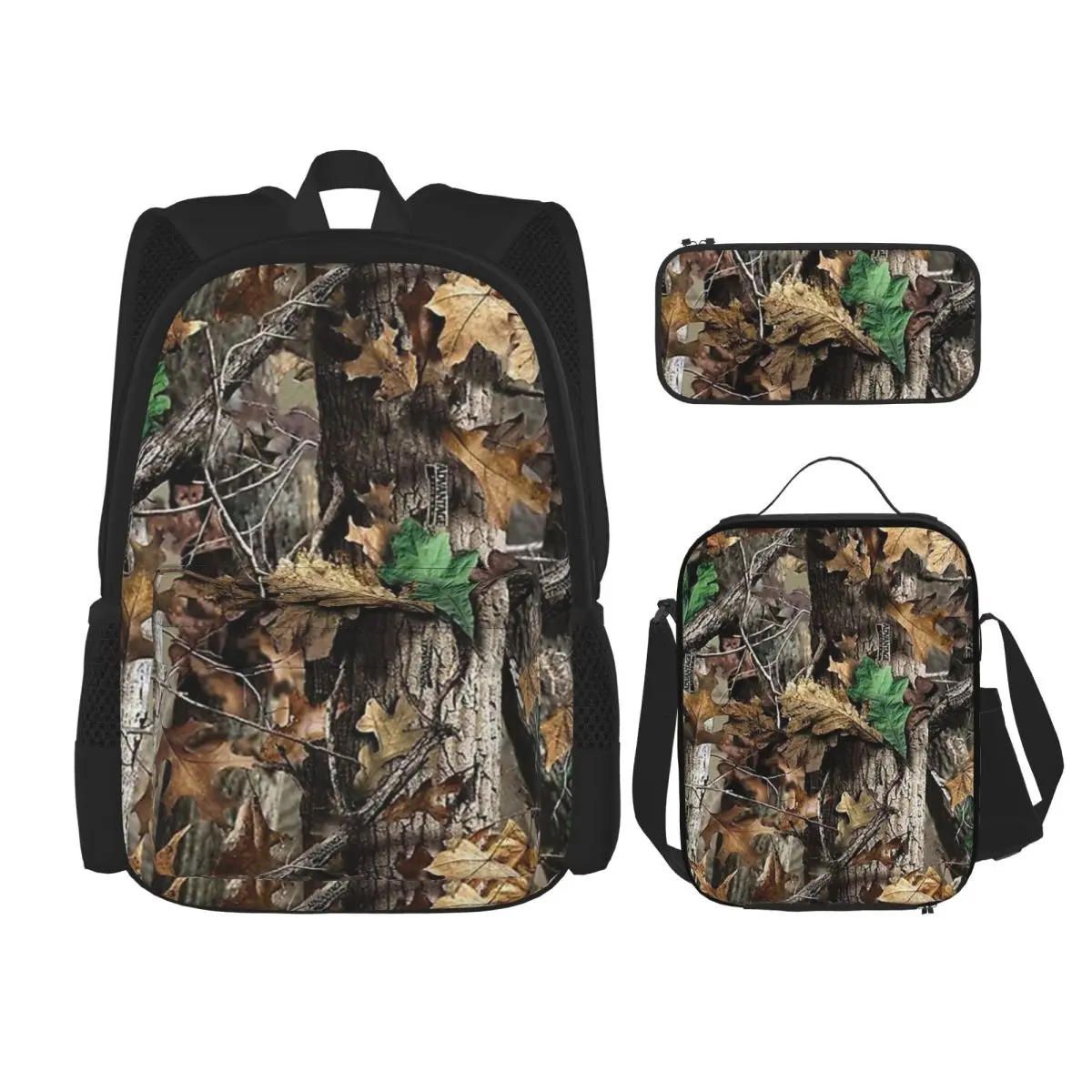 Real Tree Camouflage Backpacks Boys Girls Bookbag Students School Bags Kids Rucksack Lunch Bag Pen Bag Three-Piece Set
Real Tree Camouflage Backpacks Boys Girls Bookbag Students School Bags Kids Rucksack Lunch Bag Pen Bag Three-Piece Set