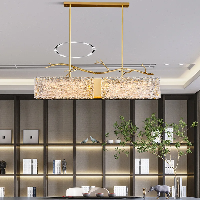All Copper Light Luxury Chandelier Restaurant Lamp Designer Personality Creative Bar Table Lamp Strip Glass Simple New Chinese
All Copper Light Luxury Chandelier Restaurant Lamp Designer Personality Creative Bar Table Lamp Strip Glass Simple New Chinese