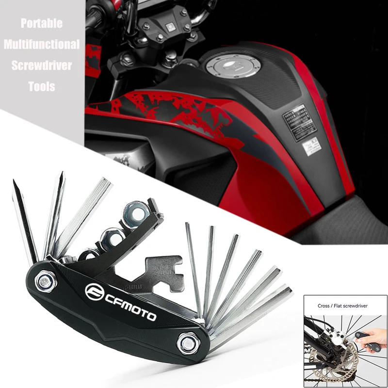 Многофункциональный комбинированный инструмент, отвертка для ремонта CFMOTO CF NK 250 650NK 400NK 300NK 400GT 650MT MT800 250SR CLX700 450SS
Многофункциональный комбинированный инструмент, отвертка для ремонта CFMOTO CF NK 250 650NK 400NK 300NK 400GT 650MT MT800 250SR CLX700 450SS