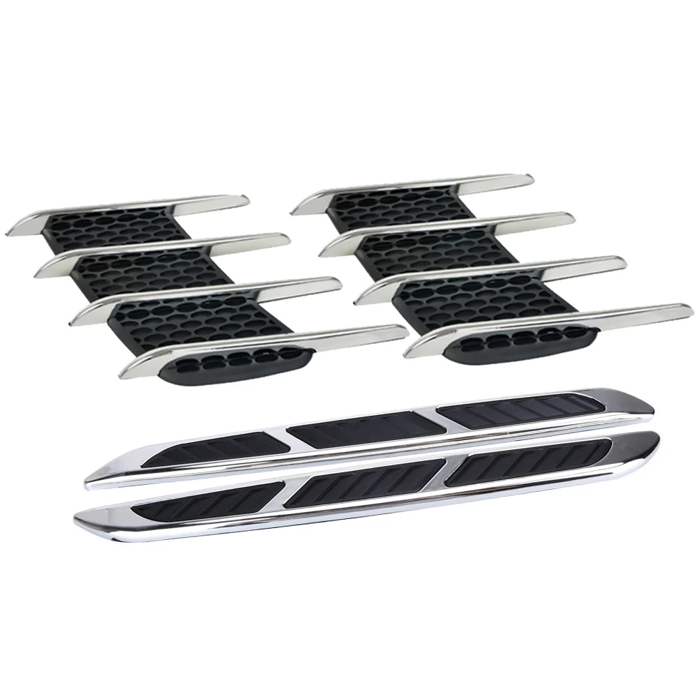 2 Pairs Simulated Car Vent Decoration Stylish ABS Material Air Flow Strip Sticker Engine Cover Universal Auto Refit Car
2 Pairs Simulated Car Vent Decoration Stylish ABS Material Air Flow Strip Sticker Engine Cover Universal Auto Refit Car