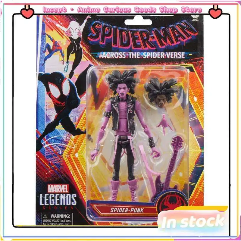 In Stock Hasbro Spider-Man Across The Universe 6-inch Hanging Card Spiderpunk Action Figure Animation Model Toy Collection Gift
In Stock Hasbro Spider-Man Across The Universe 6-inch Hanging Card Spiderpunk Action Figure Animation Model Toy Collection Gift