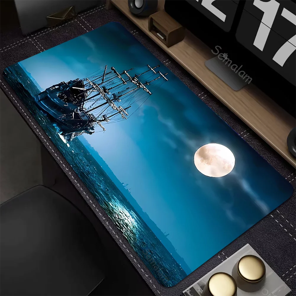 Игровой коврик для мыши Sailing Boat Gaming Mouse Pad Art Moon, настольный коврик с нескользящей резиновой основой, точной строчкой, моющийся, для планшетов и ПК, для игр и офиса
Игровой коврик для мыши Sailing Boat Gaming Mouse Pad Art Moon, настольный коврик с нескользящей резиновой основой, точной строчкой, моющийся, для планшетов и ПК, для игр и офиса
