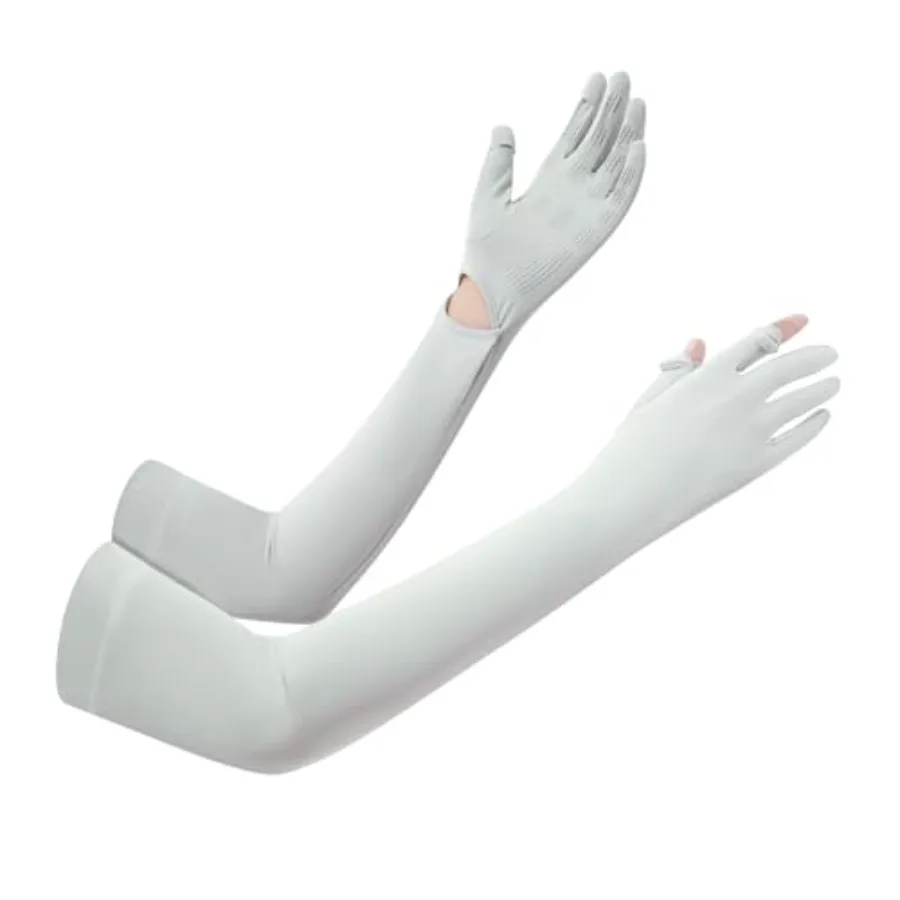 Women's UV Sun Protection Long Gloves, Non Slip Sun Glove Cycling Gloves, Touchscreen Arm Sleeves Driving Gloves
Women's UV Sun Protection Long Gloves, Non Slip Sun Glove Cycling Gloves, Touchscreen Arm Sleeves Driving Gloves