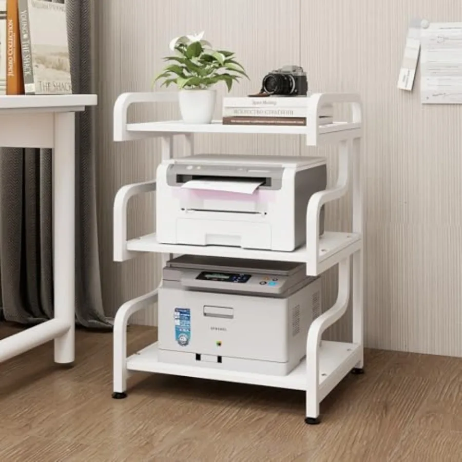 3-Tier Printer Stand with Wheels Movable Storage Cart Floor-Standing Multi-Purpose Shelf Rack for Media Player Scanner Files Bo
3-Tier Printer Stand with Wheels Movable Storage Cart Floor-Standing Multi-Purpose Shelf Rack for Media Player Scanner Files Bo