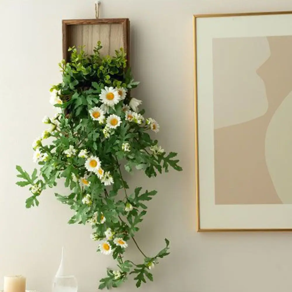 Nordic Style Simulation Plastic Daisy Elegant Realistic Hanging Daisy Pendant Handcraft Wall Hanging Artificial Flower Vine
Nordic Style Simulation Plastic Daisy Elegant Realistic Hanging Daisy Pendant Handcraft Wall Hanging Artificial Flower Vine