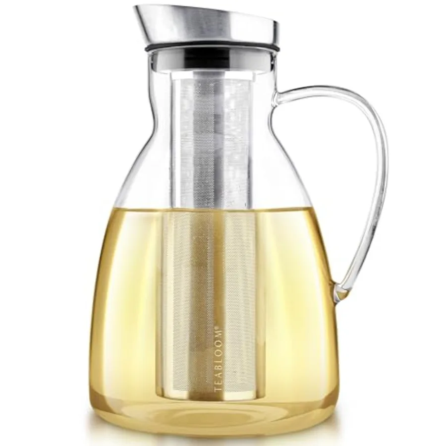 Extra-Large Multi-Brew Borosilicate Glass Teapot + Kettle + Pitcher 85 OZ/ 2.5 L/ 10 CUPS Ideal for Brewing and Serving Hot Tea
Extra-Large Multi-Brew Borosilicate Glass Teapot + Kettle + Pitcher 85 OZ/ 2.5 L/ 10 CUPS Ideal for Brewing and Serving Hot Tea