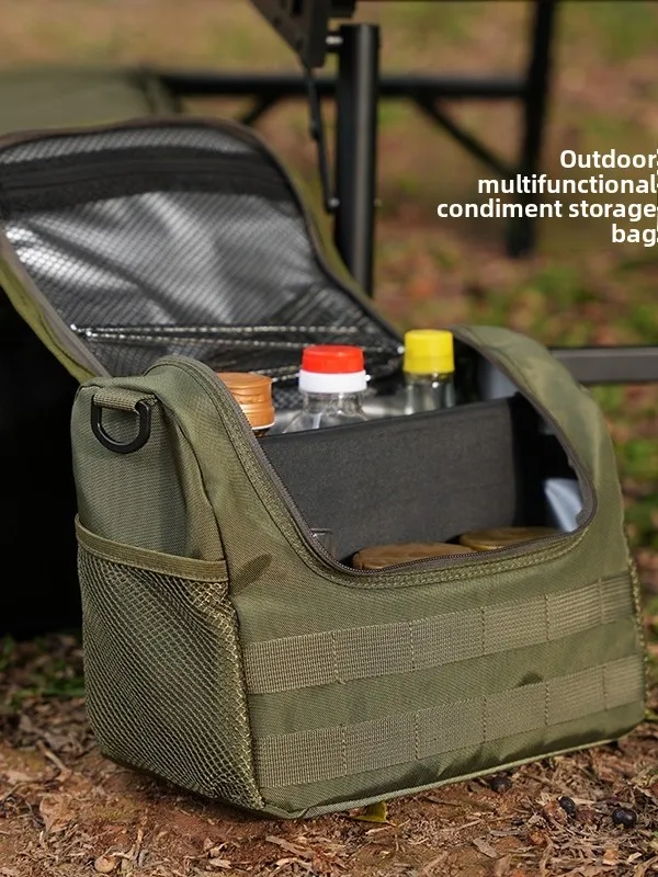 Multifunctional Cam Barbecue Seasoning Storage Bag Wear-resistant Double Layer Sponge Miscellaneous Goods Bag Outdoor Tra...
Multifunctional Cam Barbecue Seasoning Storage Bag Wear-resistant Double Layer Sponge Miscellaneous Goods Bag Outdoor Tra...