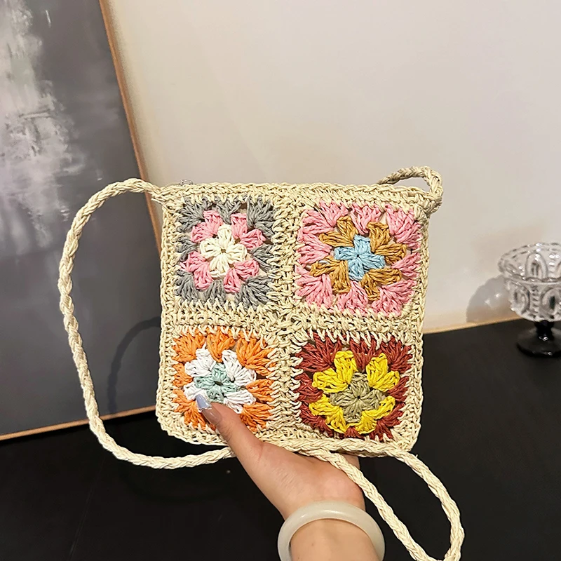 Straw Woven Patchwork Crossbody Bags Flowers Vacation Women's Bags on Sale 2025 Solid Summer New Flower Fashion Shoulder Bag
Straw Woven Patchwork Crossbody Bags Flowers Vacation Women's Bags on Sale 2025 Solid Summer New Flower Fashion Shoulder Bag