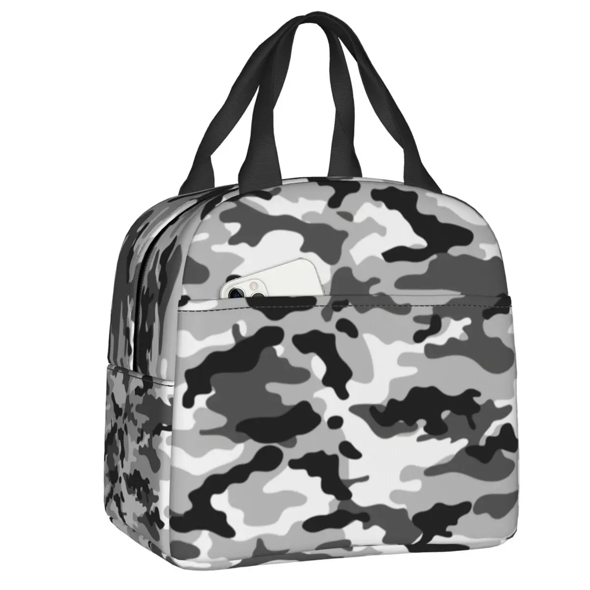 Custom Elite Camo Modern Camouflage Style Insulated Lunch Bags for Women Resuable Cooler Thermal Bento Box Work School Travel
Custom Elite Camo Modern Camouflage Style Insulated Lunch Bags for Women Resuable Cooler Thermal Bento Box Work School Travel