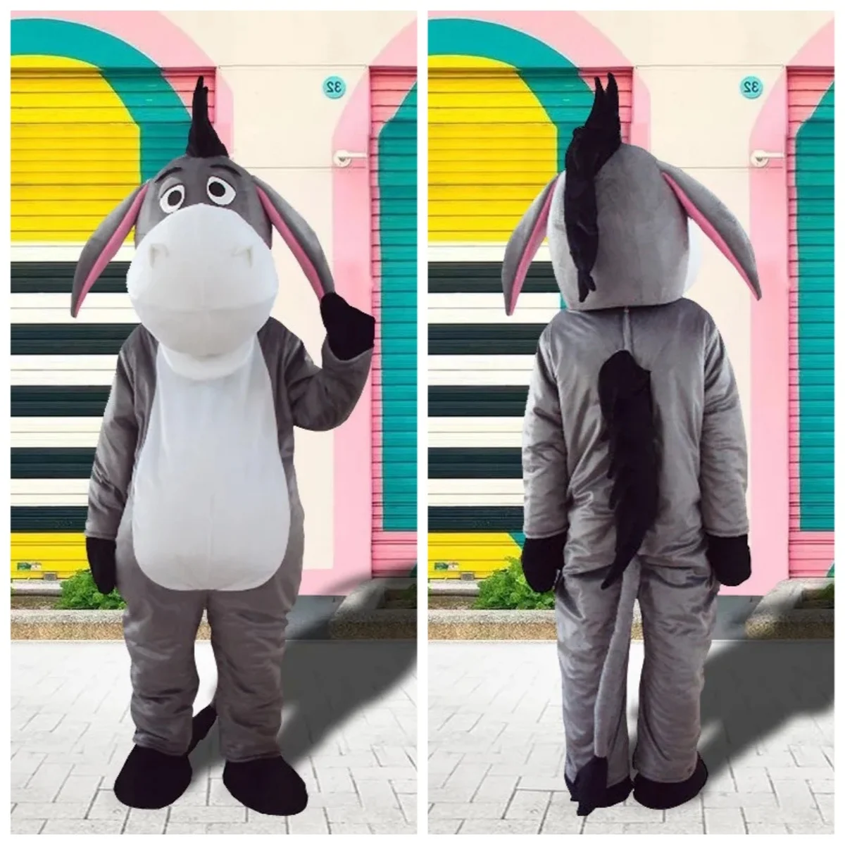 Potdemiel Winnie The Pooh Eeyore Mascot Costume Blue Donkey Walkable Cartoon Doll Outfits for Halloween Christmas Party Events
Potdemiel Winnie The Pooh Eeyore Mascot Costume Blue Donkey Walkable Cartoon Doll Outfits for Halloween Christmas Party Events