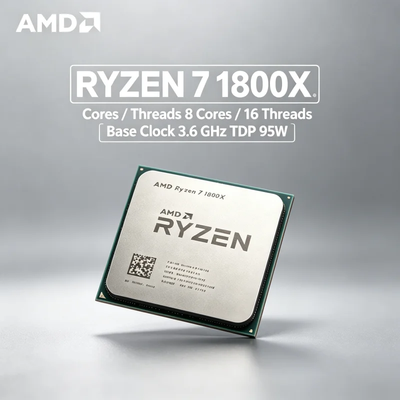 AMD Ryzen 7 1800X 3.6GHz 4.0GHz 8 Core 16 Thread 95W AM4 R7 1800X CPU Loose Piece Pro Max 4K Gaming Fast Ship
AMD Ryzen 7 1800X 3.6GHz 4.0GHz 8 Core 16 Thread 95W AM4 R7 1800X CPU Loose Piece Pro Max 4K Gaming Fast Ship