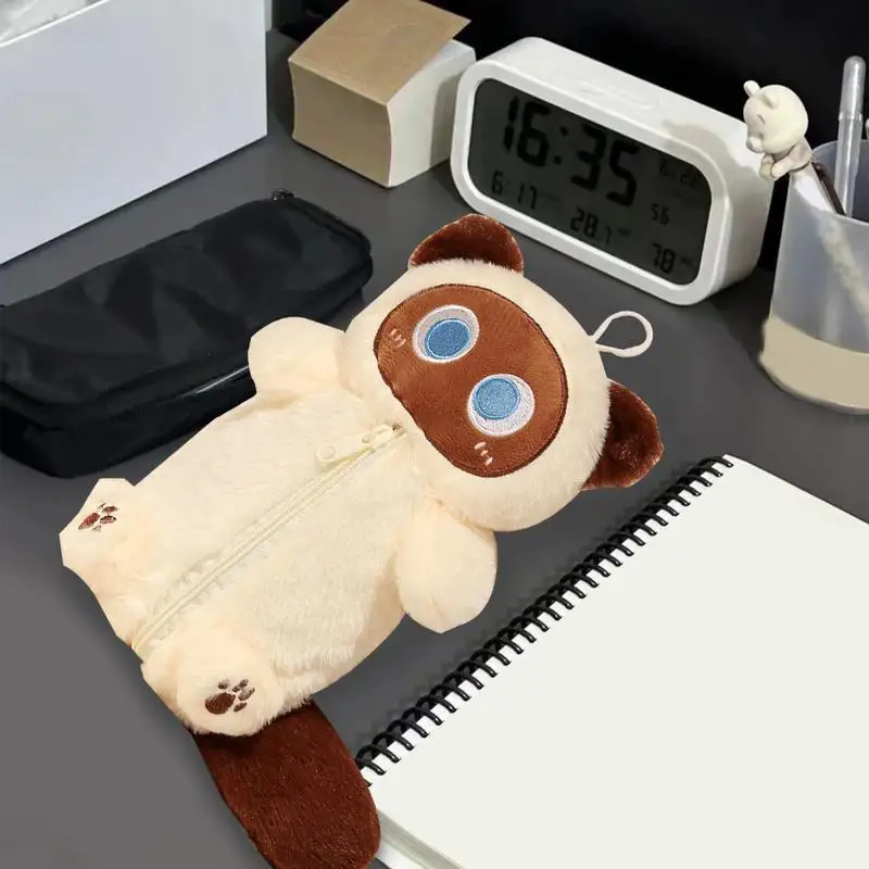 Plush Animal Pencil Case Multifunctional Plush Animal Pouch Cute Cat Design Tissue Box Stationery Storage Bag For Pencils Crayon
Plush Animal Pencil Case Multifunctional Plush Animal Pouch Cute Cat Design Tissue Box Stationery Storage Bag For Pencils Crayon