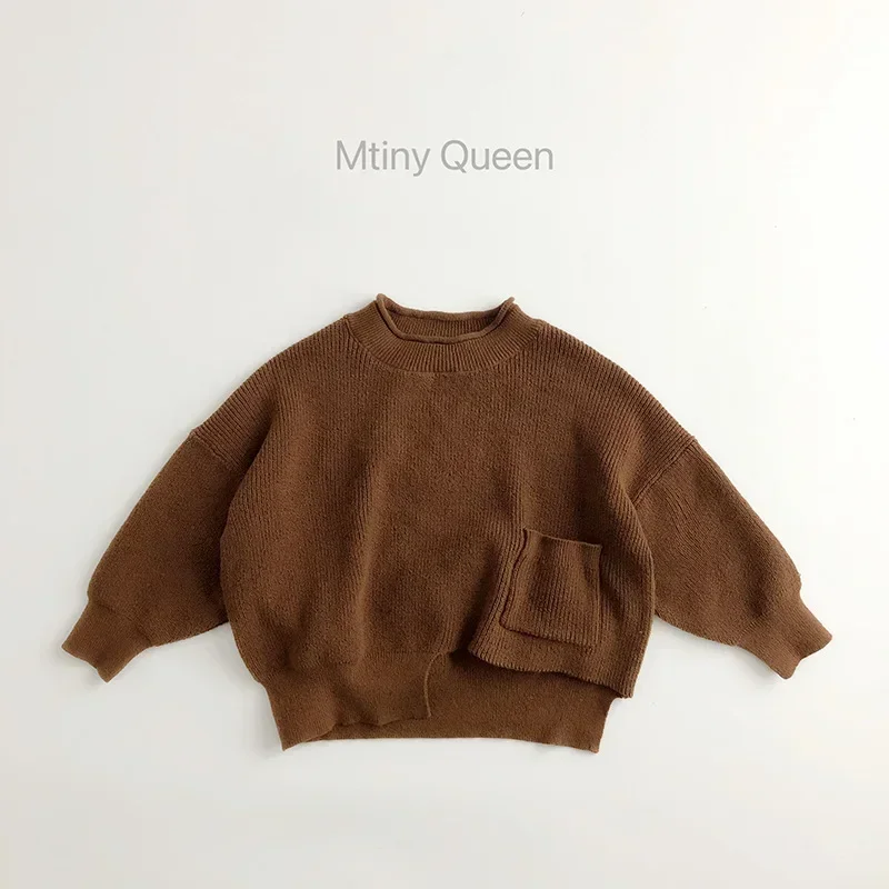 Korean Style Autumn Spring Baby Boys Girls Knitting Clothing Long Sleeved Solid Color Pullover Baby Boys Girls Pullover Sweater
Korean Style Autumn Spring Baby Boys Girls Knitting Clothing Long Sleeved Solid Color Pullover Baby Boys Girls Pullover Sweater