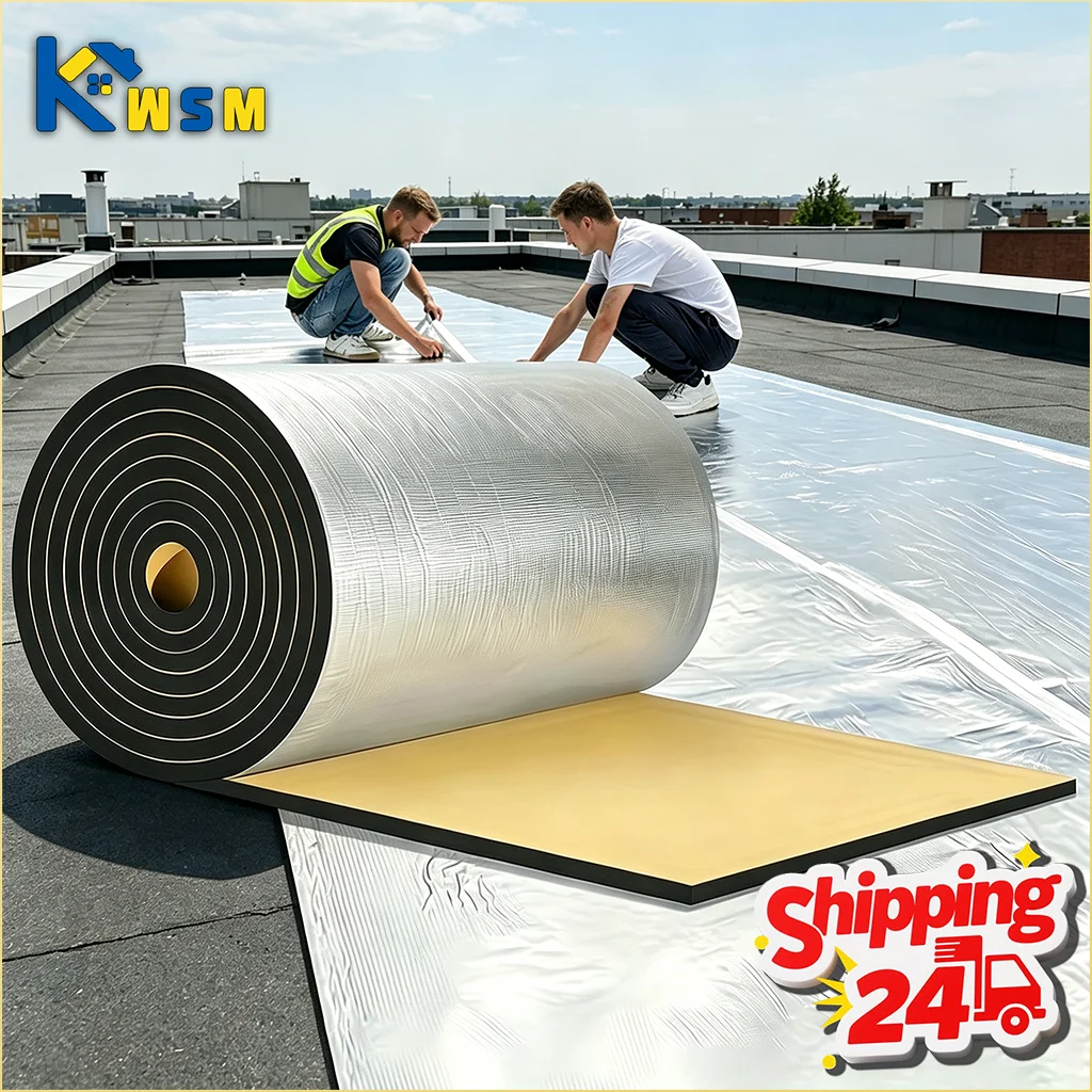 10MM Thermal Insulation Soundproof Mat Heat Barrier Foam Roll Home Wall Floor Door Acoustic Noise Reduction Warm Keeping Panel
10MM Thermal Insulation Soundproof Mat Heat Barrier Foam Roll Home Wall Floor Door Acoustic Noise Reduction Warm Keeping Panel