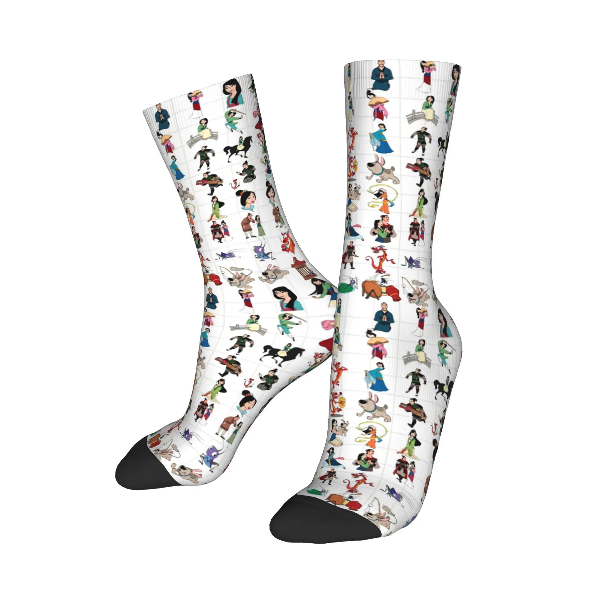 Fashion Mulan Princess Beauty Basketball Socks Movie Dragon Cartoon Polyester Crew Socks for Women Men Sweat Absorbing
Fashion Mulan Princess Beauty Basketball Socks Movie Dragon Cartoon Polyester Crew Socks for Women Men Sweat Absorbing
