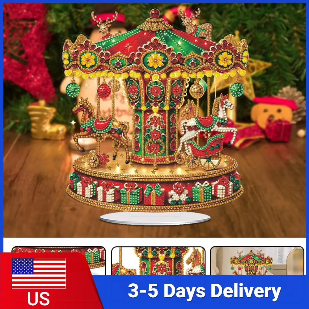 Набор для творчества: 2D акриловая карусель, алмазная мозаика, настольные украшения, 5D алмазная живопись, декор для спальни и стола
Набор для творчества: 2D акриловая карусель, алмазная мозаика, настольные украшения, 5D алмазная живопись, декор для спальни и стола