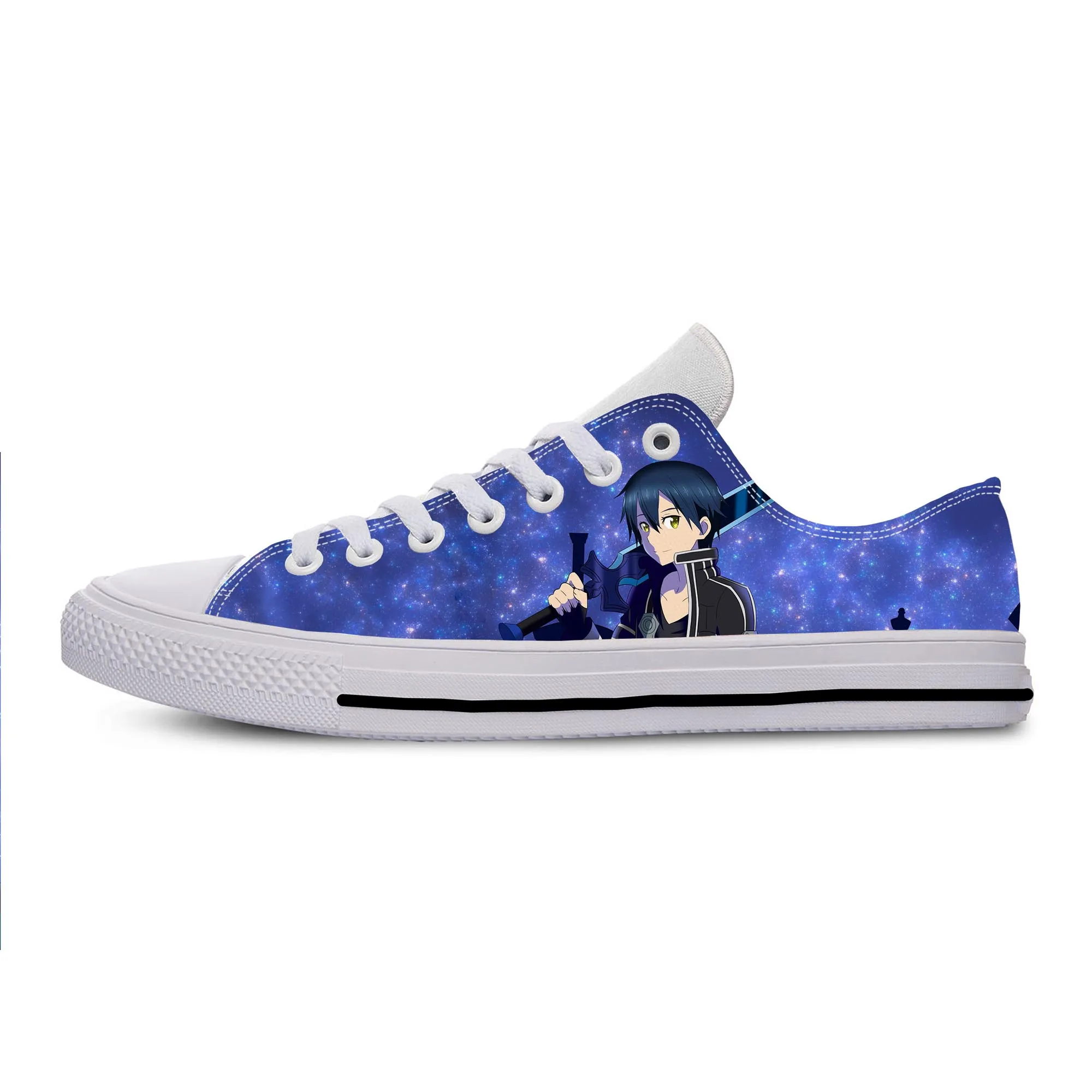 Anime Sword Art Online Kirigaya Kazuto Kirito Cool Casual Cloth Shoes Low Top Breathable Lightweight 3D Print Men Women Sneakers
Anime Sword Art Online Kirigaya Kazuto Kirito Cool Casual Cloth Shoes Low Top Breathable Lightweight 3D Print Men Women Sneakers