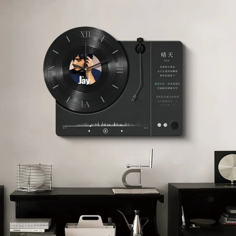 Vinyl record meter box decorative painting wall clock high sense niche art distribution box hanging painting restaurant
Vinyl record meter box decorative painting wall clock high sense niche art distribution box hanging painting restaurant