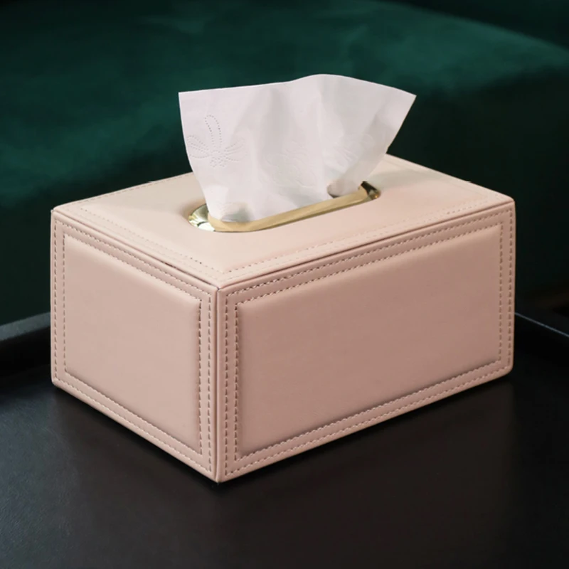 Rectangle Leather Tissue Paper Box In Beige Blue Brown Colors For Home Tabletop Decoration
Rectangle Leather Tissue Paper Box In Beige Blue Brown Colors For Home Tabletop Decoration