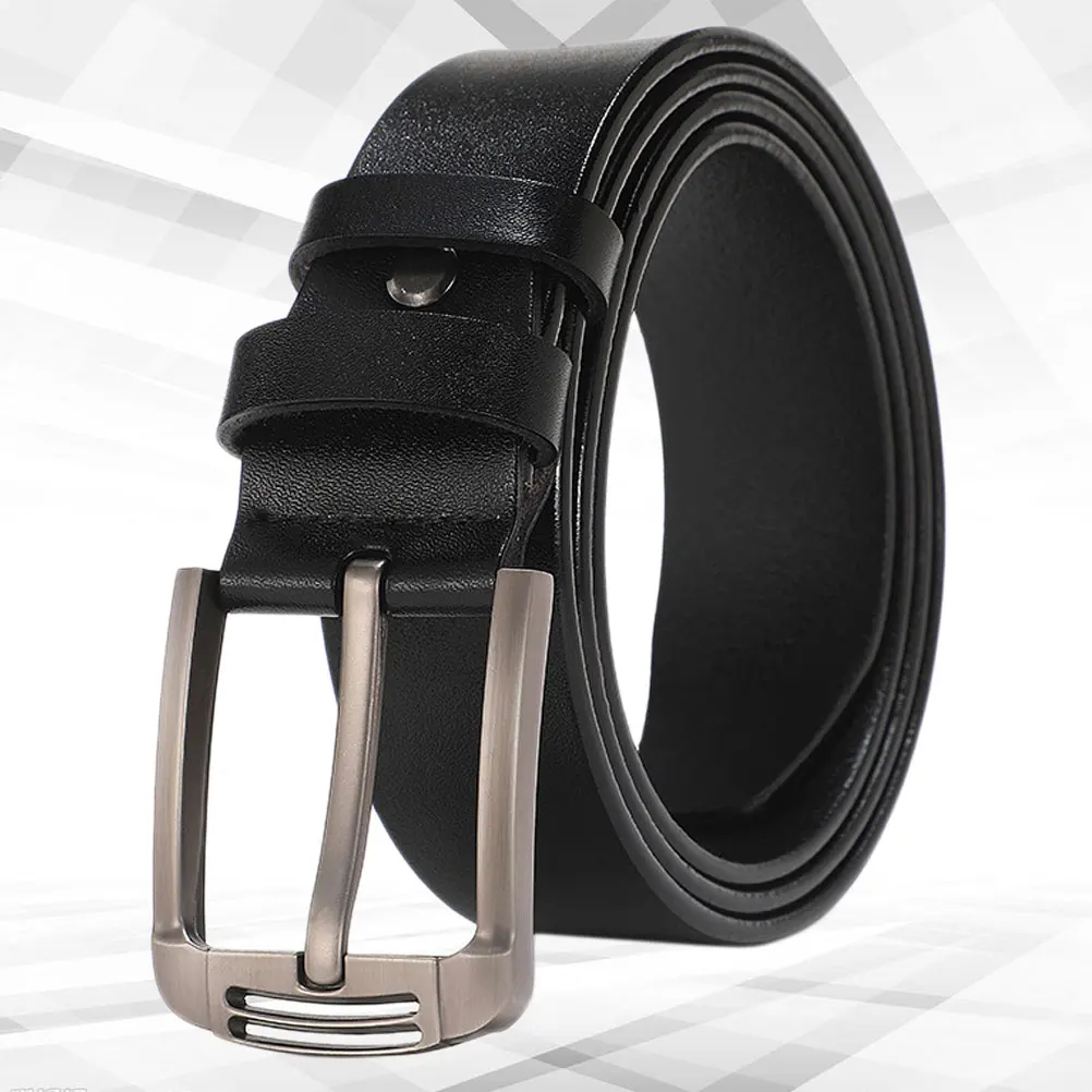 Belt Men Casual Adjustable Premium Material Black Color Long Use Stylish Accessory Fashionable Pin Buckle Cowhide Belts
Belt Men Casual Adjustable Premium Material Black Color Long Use Stylish Accessory Fashionable Pin Buckle Cowhide Belts