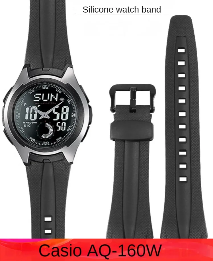 Compatible with C-a-s-i-o Electronic Watch AQ-160W AQ-163W Waterproof Sports Resin Silicone Watch with Men
Compatible with C-a-s-i-o Electronic Watch AQ-160W AQ-163W Waterproof Sports Resin Silicone Watch with Men