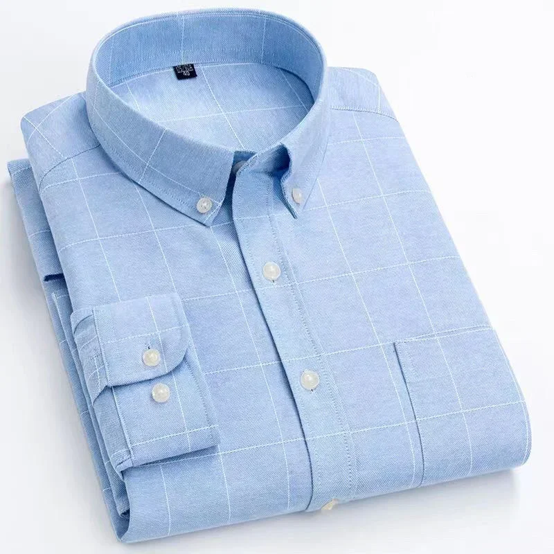 2023 Men's Clothing Spring Summer Autumn Thin Fashion Business Casual Formal Plaid Button Comfortable Turn-down Collar Shirts
2023 Men's Clothing Spring Summer Autumn Thin Fashion Business Casual Formal Plaid Button Comfortable Turn-down Collar Shirts