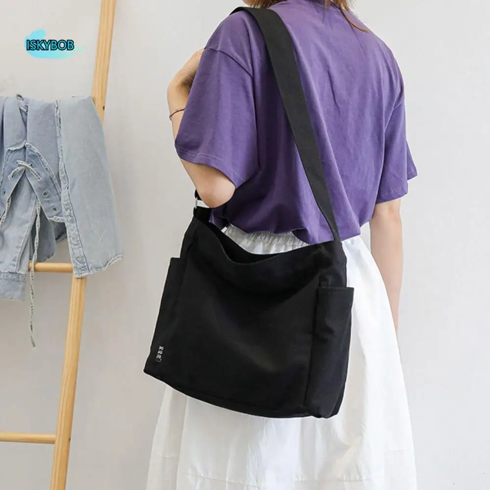Japanese Style Canvas Tote Bag Causal Harajuku Students School Bag All-match Large Capacity Oxford Cloth Crossbody Bag Travel
Japanese Style Canvas Tote Bag Causal Harajuku Students School Bag All-match Large Capacity Oxford Cloth Crossbody Bag Travel
