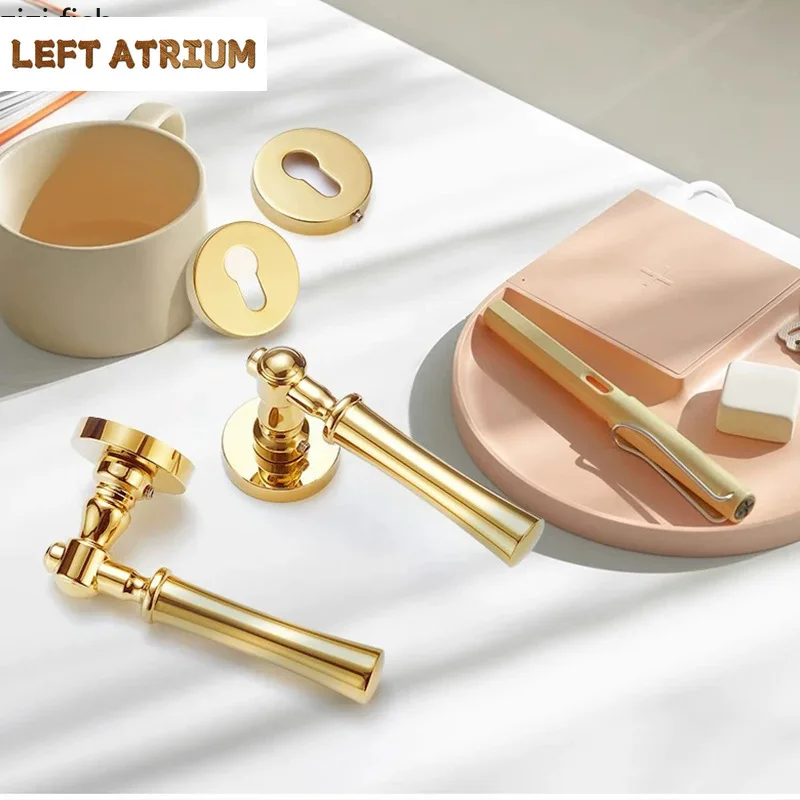 Retro Metal Door Lock with Keys Room Silent Locks Universal Split Lock Safety Magnetic Locks Door Handle Hardware Accessories
Retro Metal Door Lock with Keys Room Silent Locks Universal Split Lock Safety Magnetic Locks Door Handle Hardware Accessories