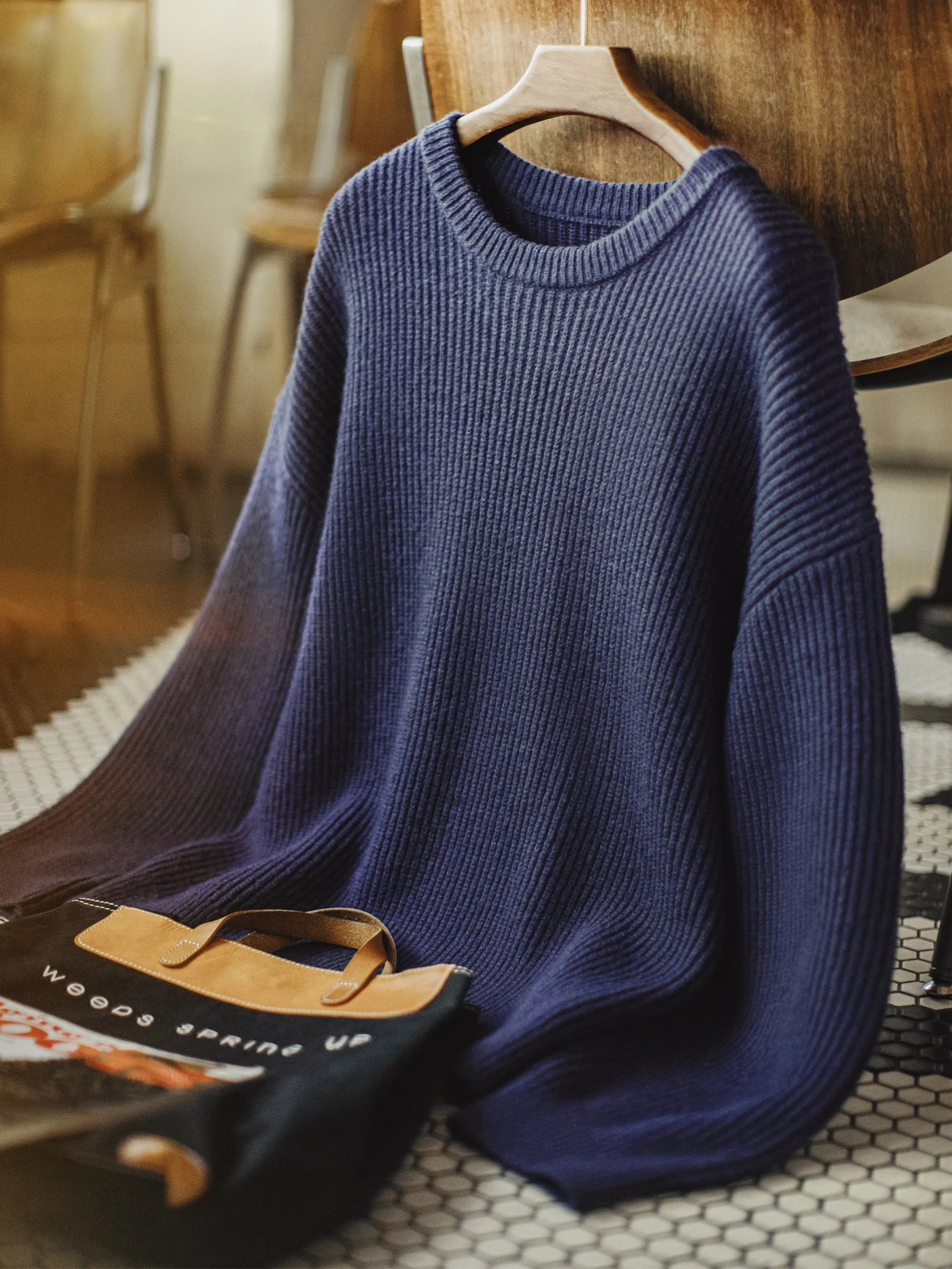 Мужской зимний повседневный вязаный свитер-кардиган Maden American Workwear синий в полоску, свободного кроя, с длинными рукавами
Мужской зимний повседневный вязаный свитер-кардиган Maden American Workwear синий в полоску, свободного кроя, с длинными рукавами