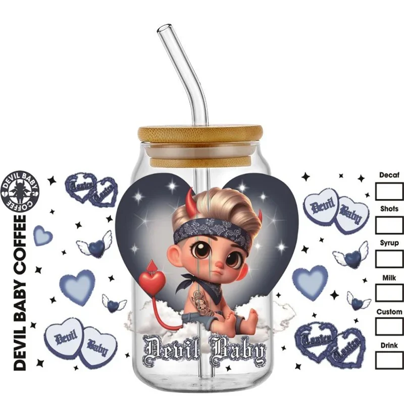 Miniso 3D UV Cup Wrap for 16oz Angel Baby UV DTF Transfer DIY Washable Mug Decal Sticker Custom Logo decoration
Miniso 3D UV Cup Wrap for 16oz Angel Baby UV DTF Transfer DIY Washable Mug Decal Sticker Custom Logo decoration