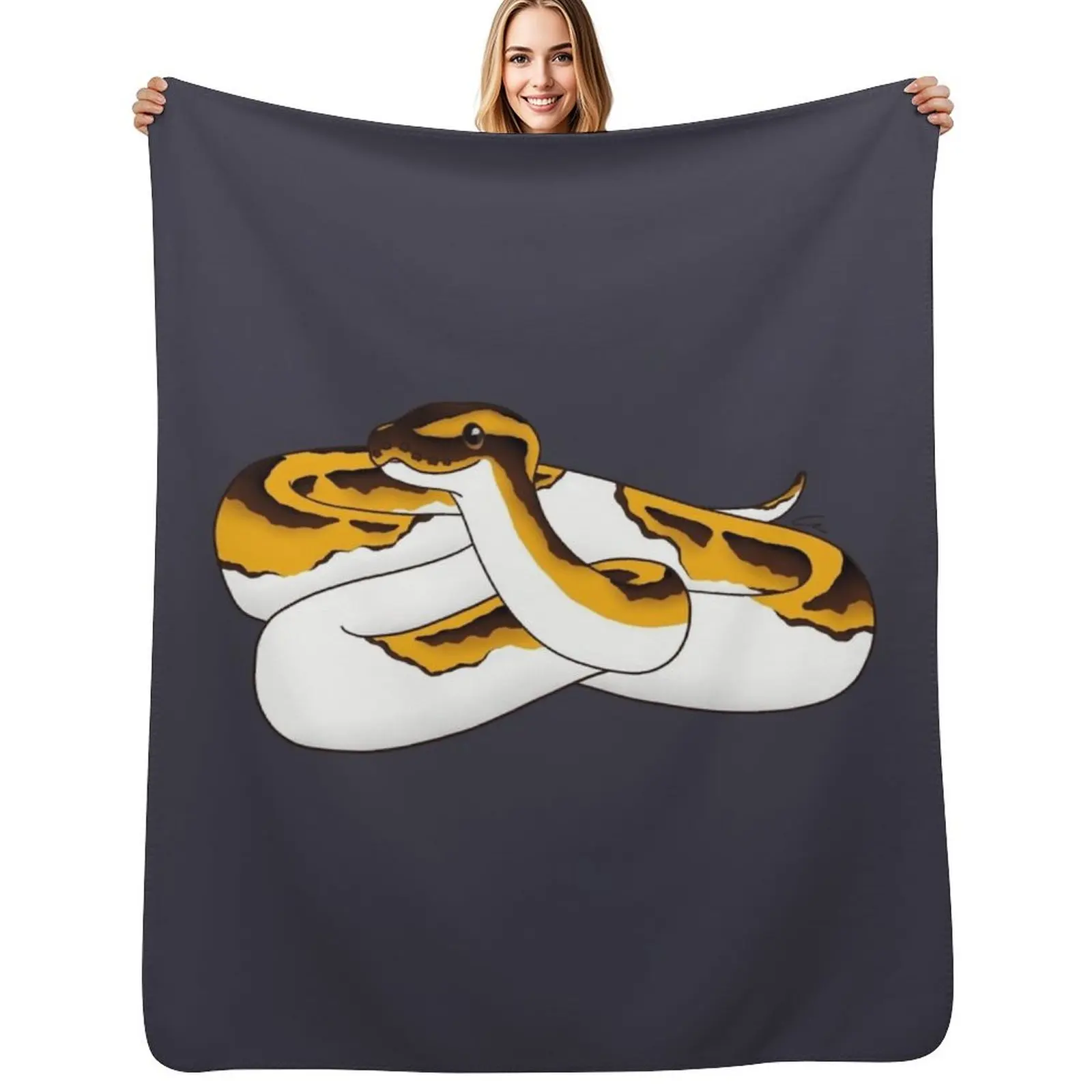 Piebald Ball Python Illustration Throw Blanket Fade Resistant Durable Throw Blanket
Piebald Ball Python Illustration Throw Blanket Fade Resistant Durable Throw Blanket