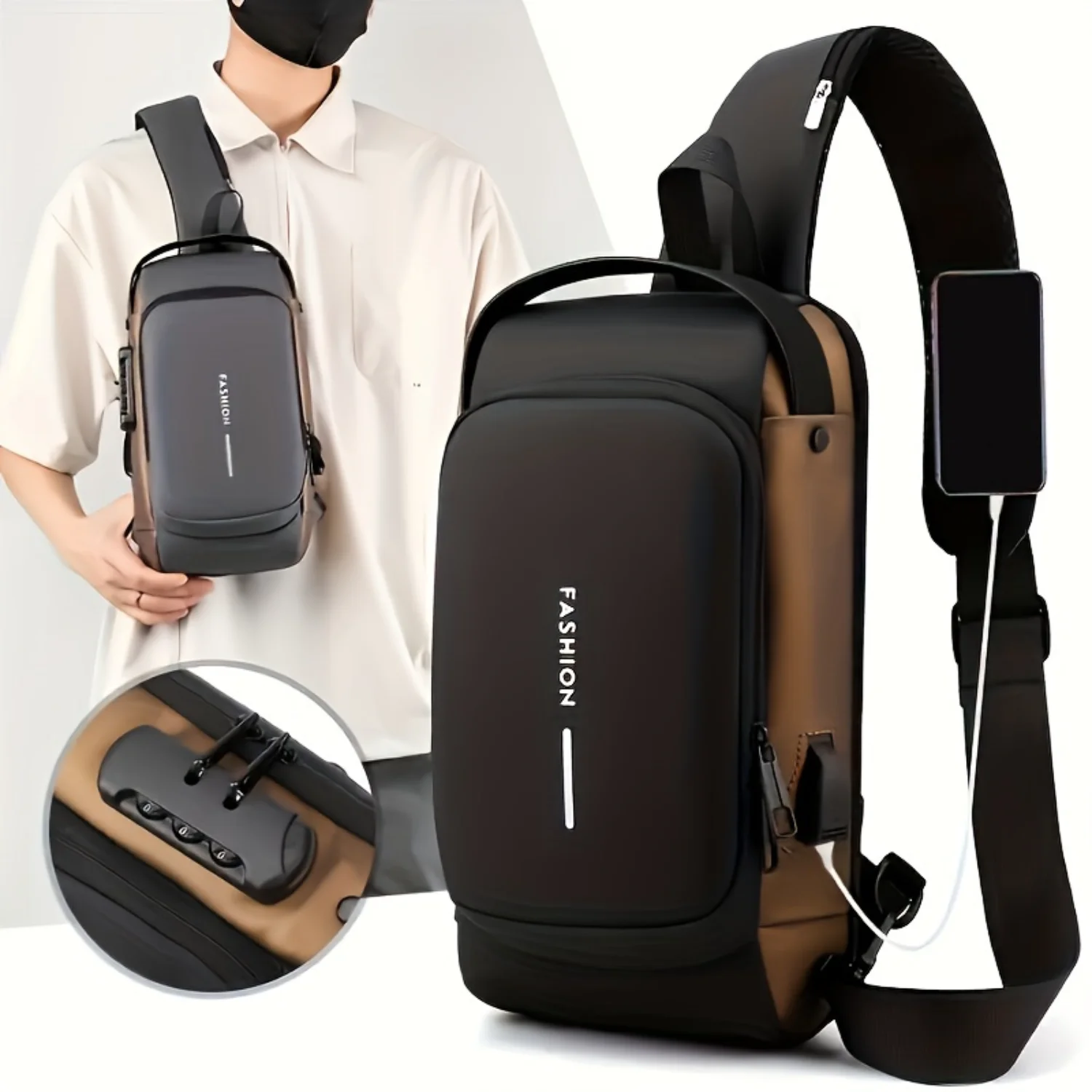 Multi Pocket Functional Chest Bag, Sports Fitness Business Sling Bag, Outdoor Travel Shoulder Purse & Backpack
Multi Pocket Functional Chest Bag, Sports Fitness Business Sling Bag, Outdoor Travel Shoulder Purse & Backpack