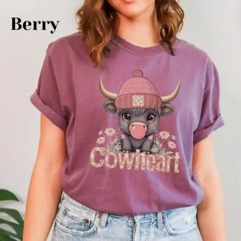 Highland Cow Floral T shirt Mama Western Mom Farm Animal Wearing Hat Country Girl
Highland Cow Floral T shirt Mama Western Mom Farm Animal Wearing Hat Country Girl