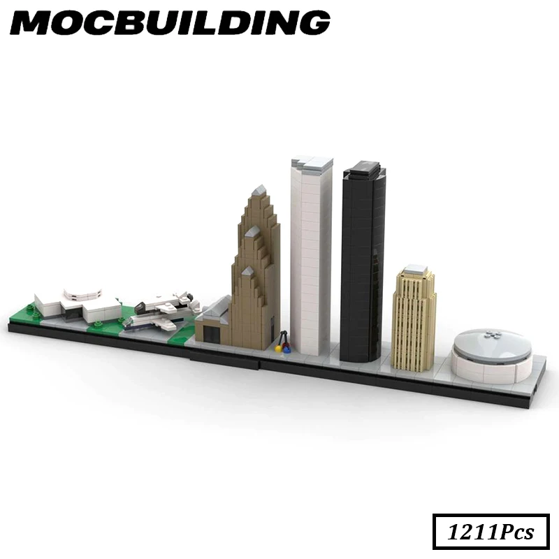 1211Pcs Architecture Houston Texas Skyline Building Blocks Kit Bricks Classic City Display Model Gift Christmas Present
1211Pcs Architecture Houston Texas Skyline Building Blocks Kit Bricks Classic City Display Model Gift Christmas Present