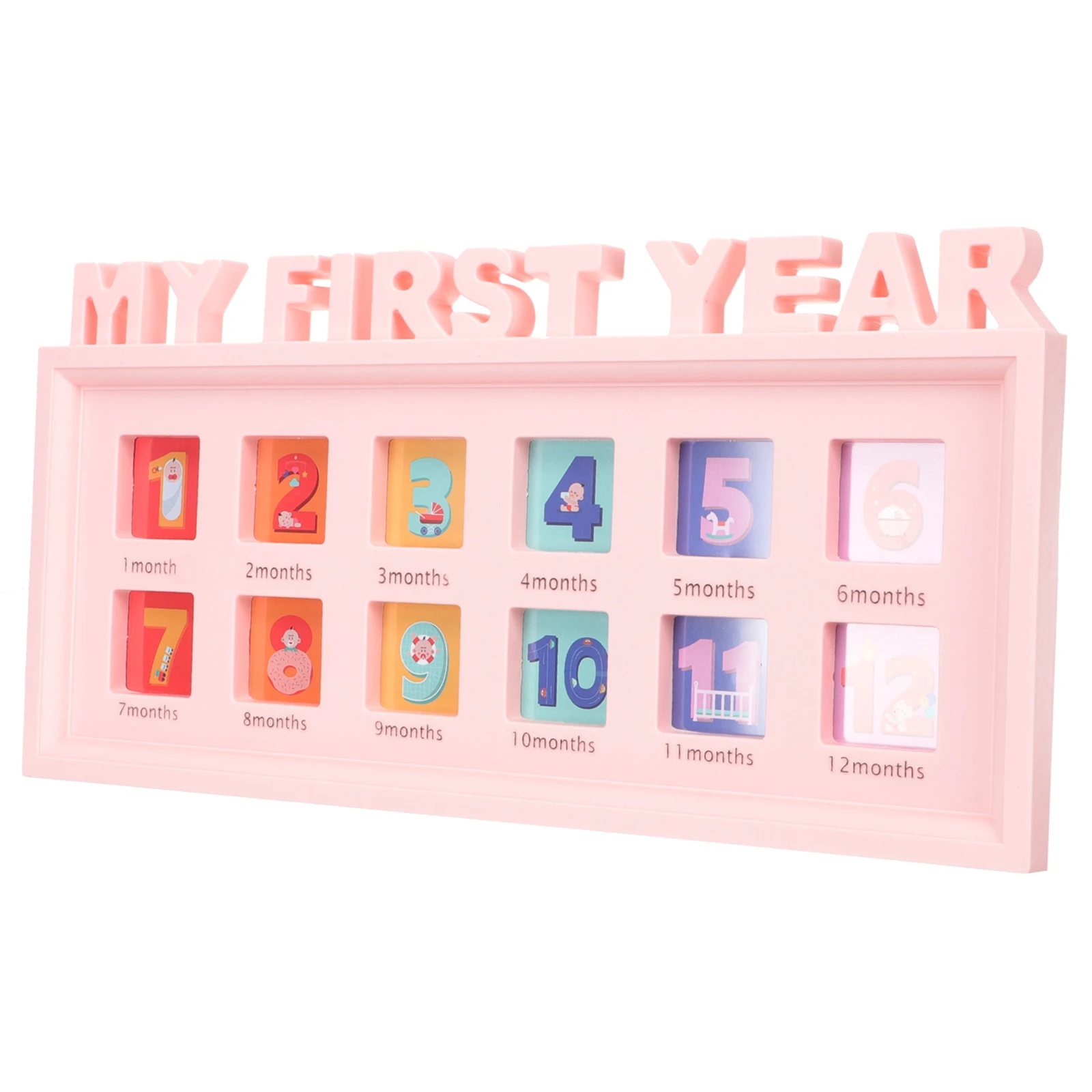 Children Growth Photo Frame 12 Month Milestone Baby Keepsake Clip Frames First Year Picture Infant Shower Gift 
Children Growth Photo Frame 12 Month Milestone Baby Keepsake Clip Frames First Year Picture Infant Shower Gift