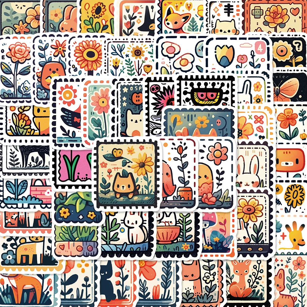 50/100PCS Cute Animals Retro Stamp Stickers Style Decorative Aesthetic Waterproof Coffee Art Notebook Thermos Cup Stickers
50/100PCS Cute Animals Retro Stamp Stickers Style Decorative Aesthetic Waterproof Coffee Art Notebook Thermos Cup Stickers