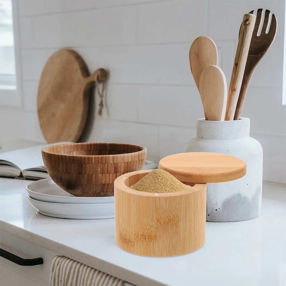 Bamboo Seasoning Jars Airtight Spice Containers Kitchen Essentials Salt Pepper Condiment Boxes Household Storage
Bamboo Seasoning Jars Airtight Spice Containers Kitchen Essentials Salt Pepper Condiment Boxes Household Storage